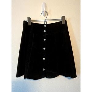 Suede Leather skirt